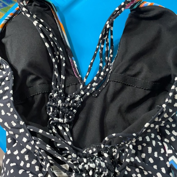 Plunge Macrame Strappy Back Swimsuit - Picture 7 of 7